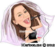 Bachelorette party - prospective bride singing