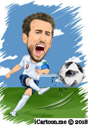 Harry Kane in world cup 2018