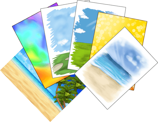 Free backgrounds for custom made drawing