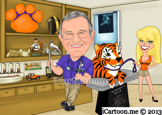 Retirement gift for boss who has been a veterinarian for 40 years